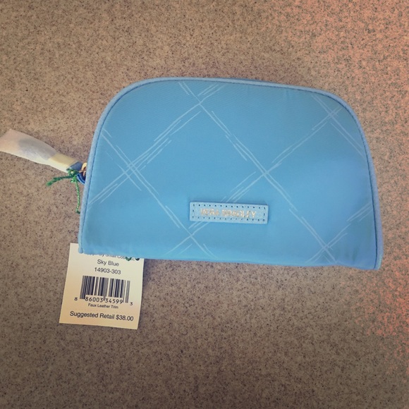Vera Bradley Preppy Poly Small Cosmetic Case