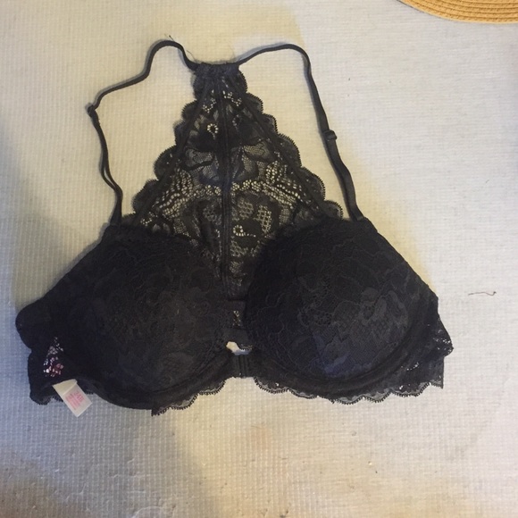 Pink razorback bra.