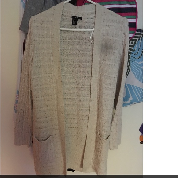 HM long knit cardigan