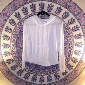 Brandy Melville White Layla Hoodie