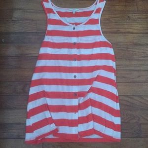 Button up tank top