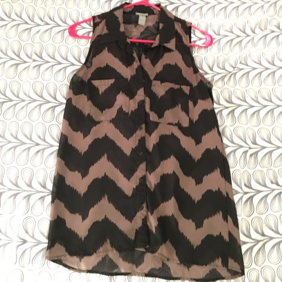 Button up tank top