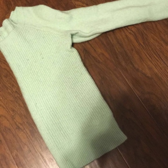 J crew mint green sweater