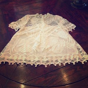 Anthropologie lace top