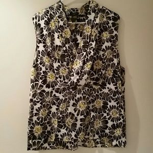 Beautiful silky Ann Taylor sleeveless Blouse