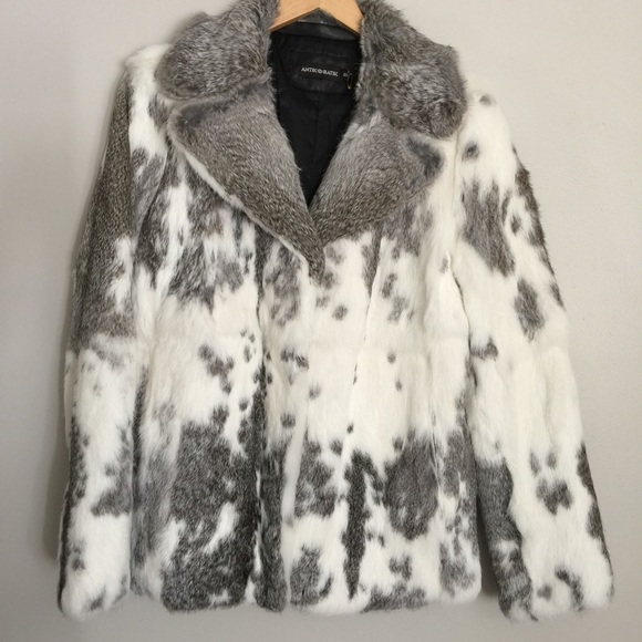 Antik Batik Rabbit Fur Coat - Picture 2 of 4