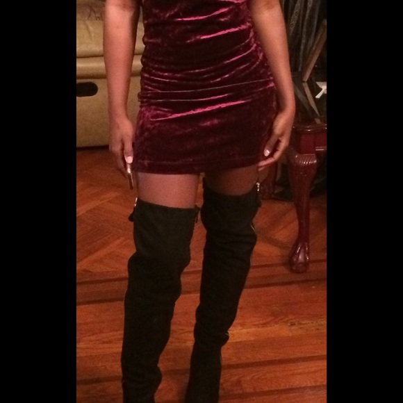 Over the knee high boots