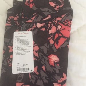 Lululemon High Times Pant Size 10