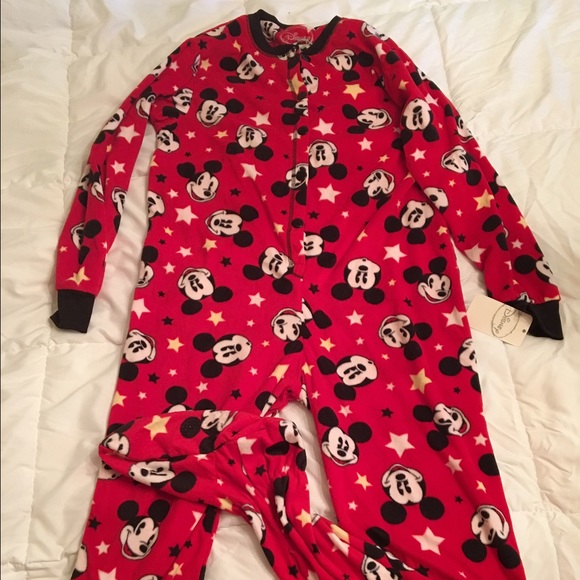 mickey mouse footie pajamas