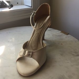 Ivory wedding heels