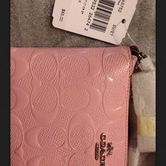 🌹Sold🌹Coach Pink / Blue Wristlets(Sold Out) - Picture 4 of 5