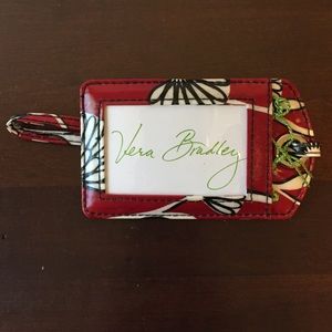 Vera Bradley deco daisy luggage tag