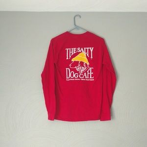 Salty Dog Cafe Small Red Longsleeve