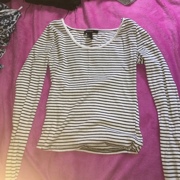 Striped forever 21 shirt