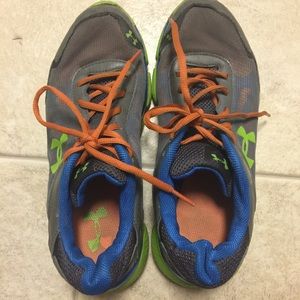 Under armor grey  athletic shoes size 6
