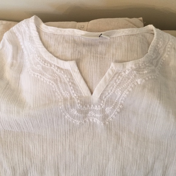 White Gauzy Kaftan by Ruum