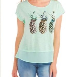 Short Sleeve Pineapple Tee Shirt 🍍💛