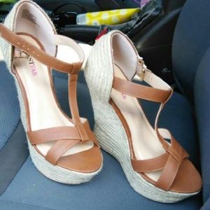 JustFab wedges