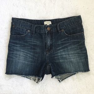 Jcrew jean shorts