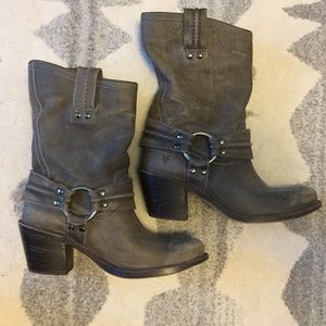 Frye mid-calf gray boots Size 6.5