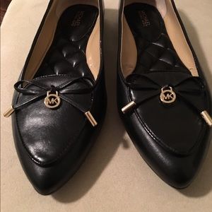 Michael Kors black pointy flats, worn twice.