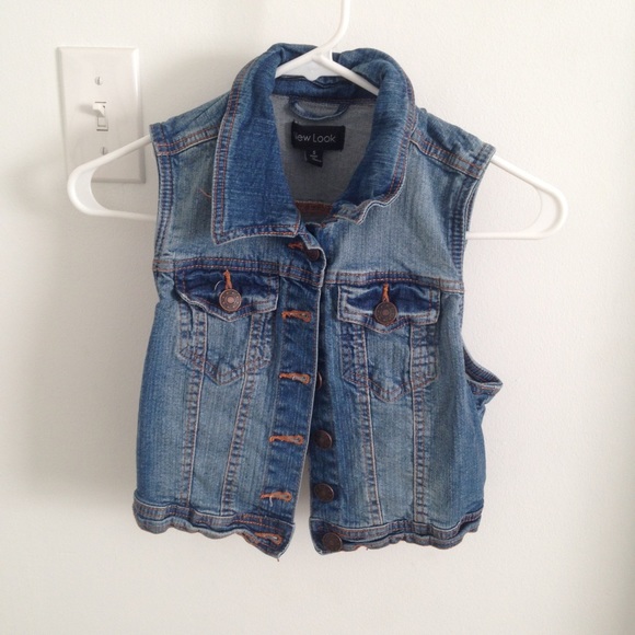 Jean jacket vest