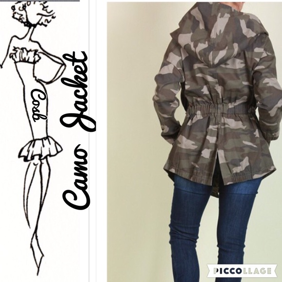 1 Left! Camo 3/4th Jacket w/Pockets. - Picture 2 of 3