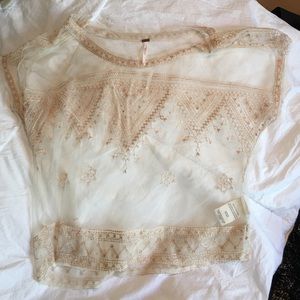 FREE PEOPLE SHEER TOP