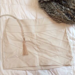 Off-white Express leather skirt
