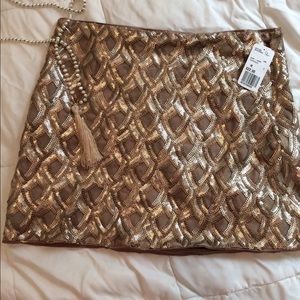 Forever 21 sequined skirt