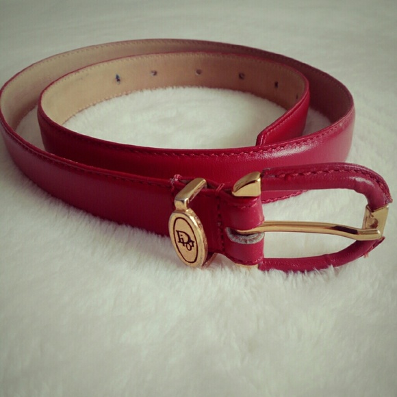 dior red belt