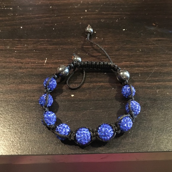 Blue studded bracelet - Picture 1 of 2