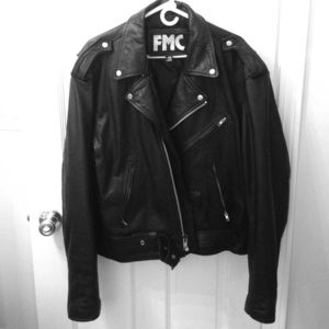 fmc leather motorcycle jacket