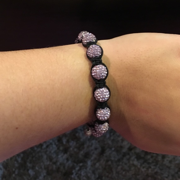 Pink studded bracelet - Picture 2 of 2