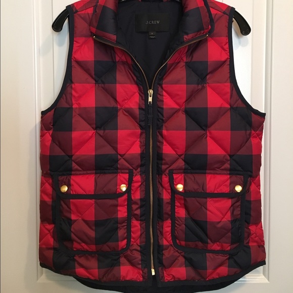 J. Crew Jackets & Blazers - J. Crew Buffalo Plaid Vest