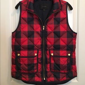 J. Crew Buffalo Plaid Vest