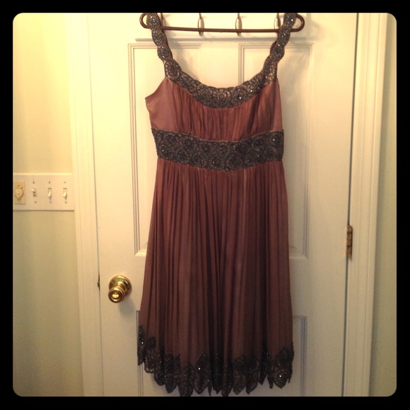 Beautiful beaded chiffon dress