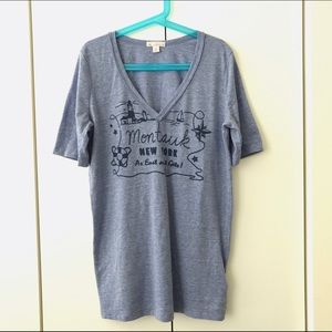 gap light purple Tee