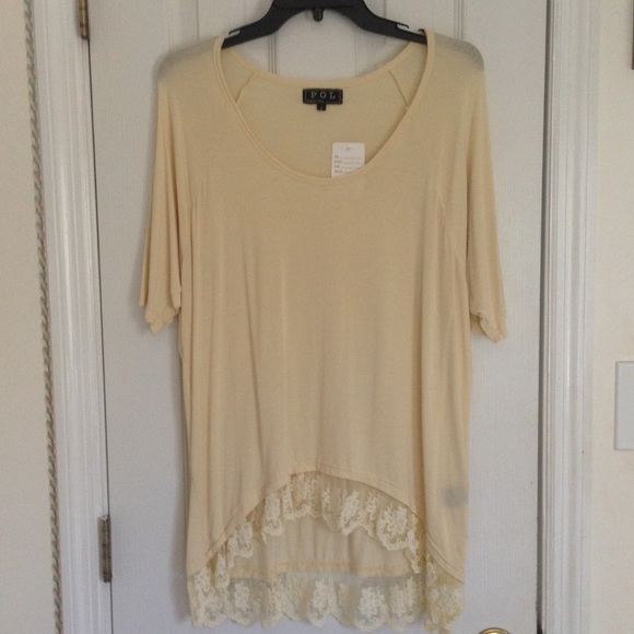 POL Cream Tunic