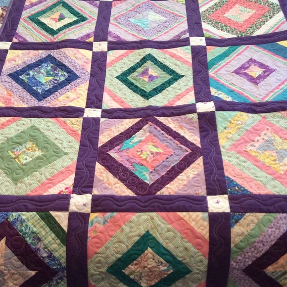 Other - Purple & Butterfly lovers! New homemade quilt
