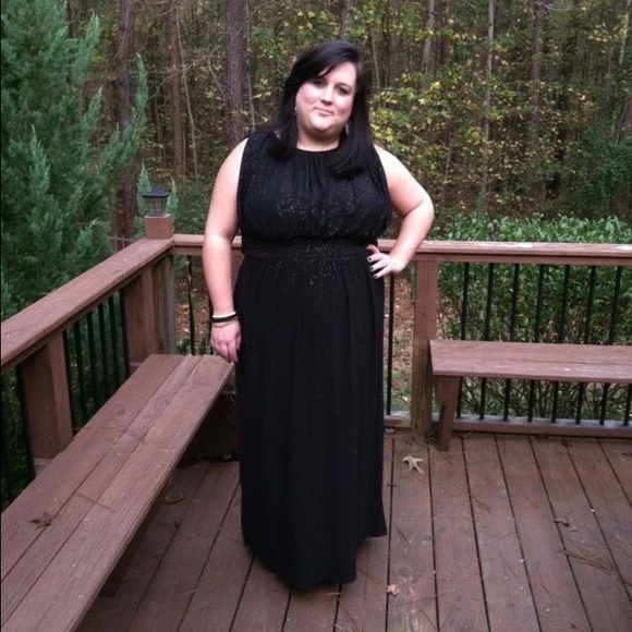 Black formal dress
