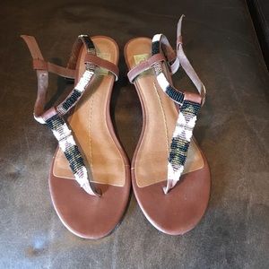 Dolce Vita beaded sandals