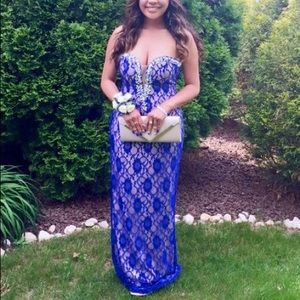 Beautiful Royal Blue Prom Dress