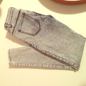Skinny Acid Wash Jeans