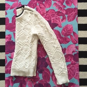 Ann Taylor LOFT Cream Sweater