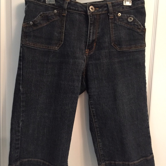 Denim capris