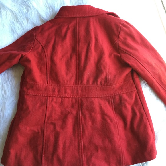 Red Pea Coat - Picture 4 of 4