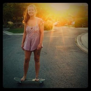 Jen's Pirate Booty gauze romper