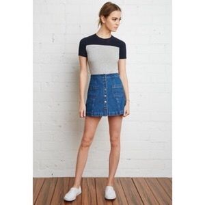 Forever 21 denim skirt