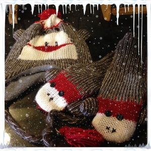 🐵The Original Sock Monkey Hat & Gloves